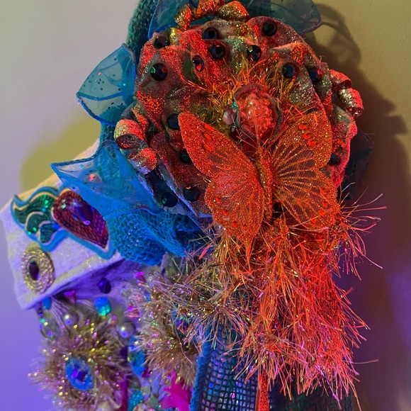 KEEPSAKE (Handcrafted) Luxury One-Of-A-Kind Christmas Stocking (Wunderland) - Picture 5 of 5